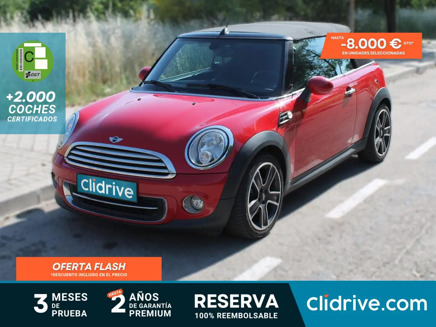 MINI Cooper Cabrio Rojo - 1
