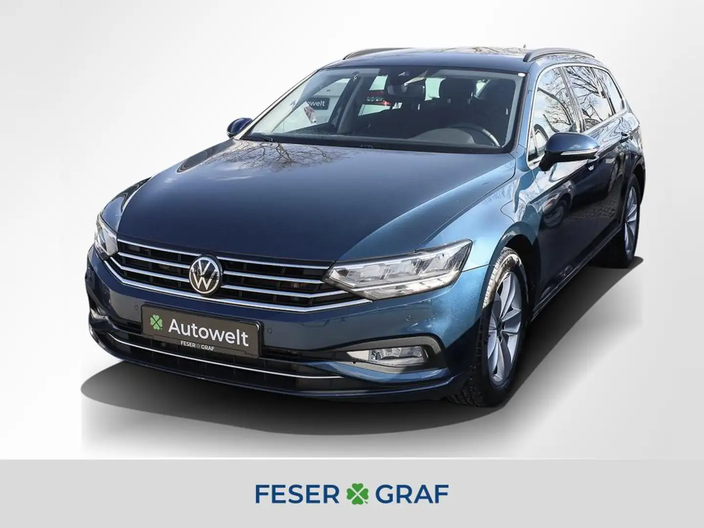 Volkswagen Passat Variant 2.0 TDI Business DSG AHK LED Navi Blau - 1