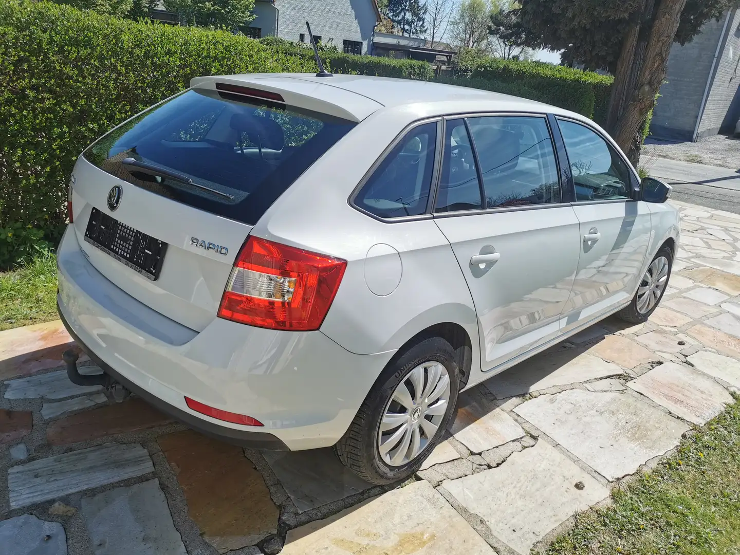 Skoda Rapid/Spaceback Rapid 1.4 CR TDI Ambition Blanc - 1