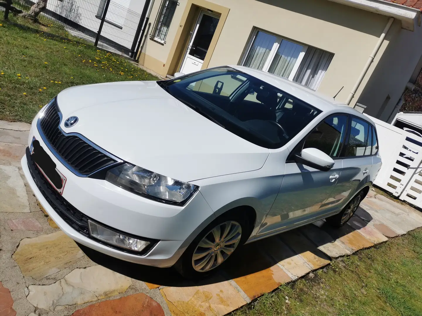 Skoda Rapid/Spaceback Rapid 1.4 CR TDI Ambition Blanc - 2
