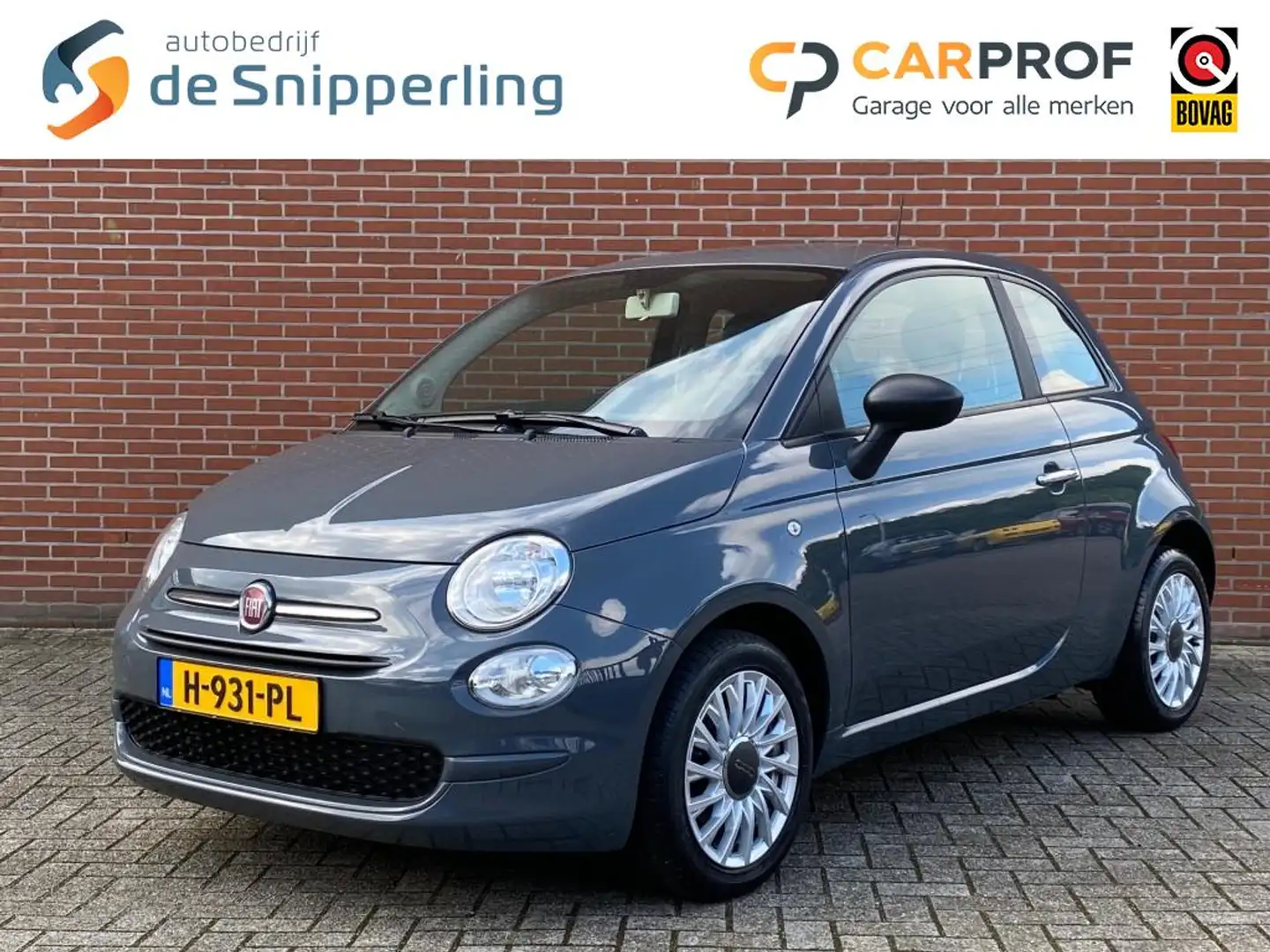 Fiat 500 0.9 TwinAir T YOUNG AIRCO CRUISE DAB LMV BLUETOOTH Grijs - 1
