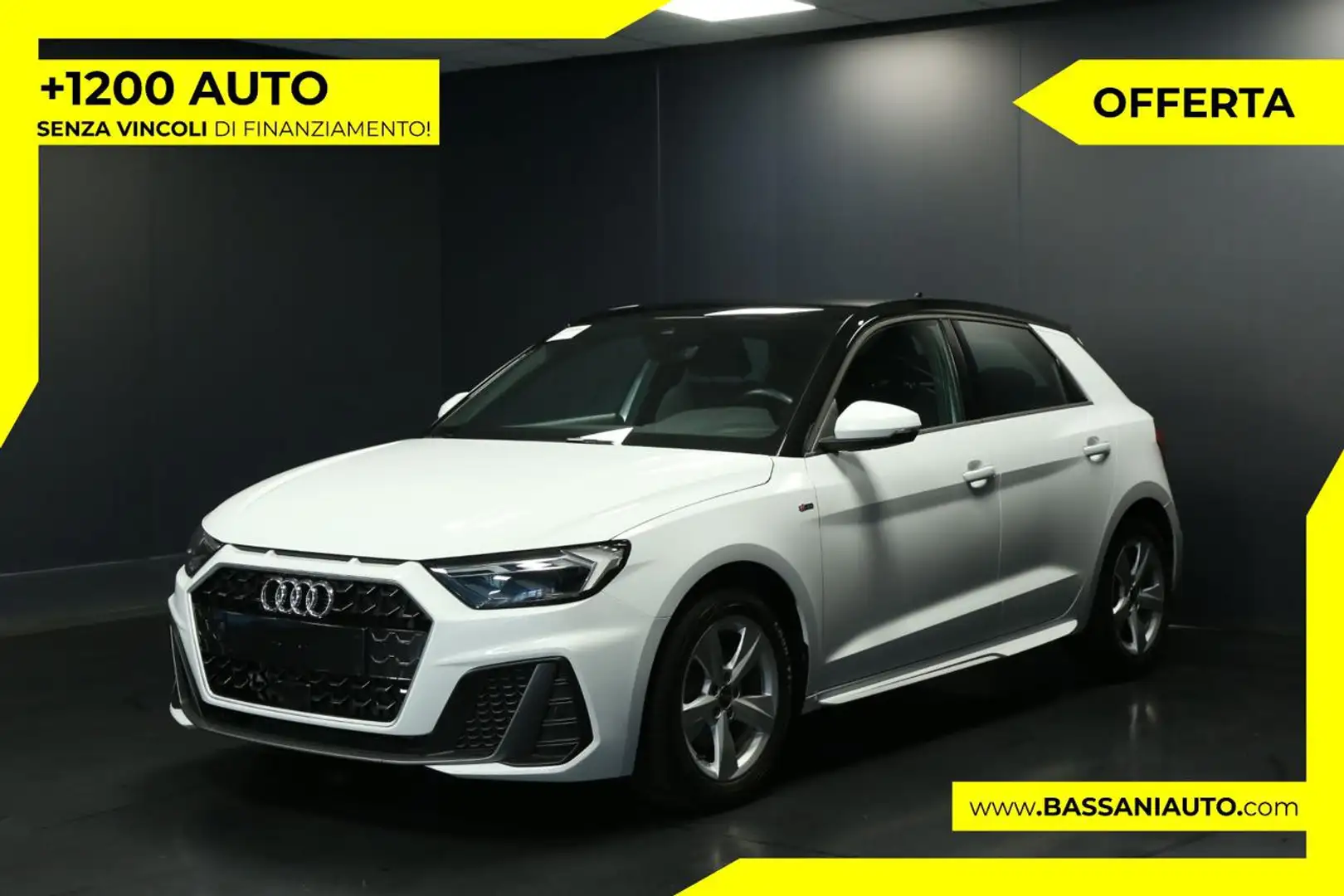 Audi A1 SPB 30 TFSI S tronic S line edition Bianco - 1