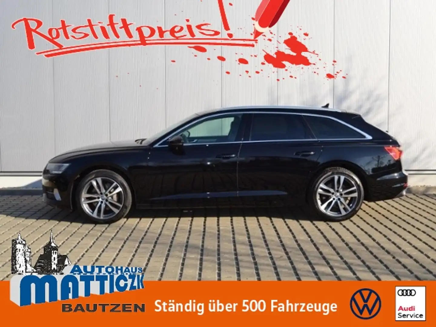 Audi A6 Avant Sport 50 TDI quattro Tiptr. AHK/LED/NAVI-PL Schwarz - 1