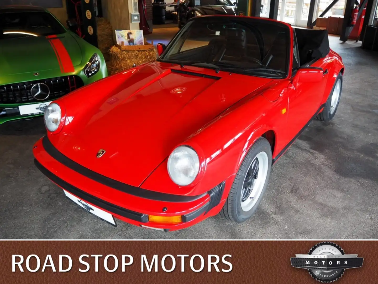 Porsche 911 3,2 Carrera Cabriolet / BRD / Unfallfrei Rot - 1