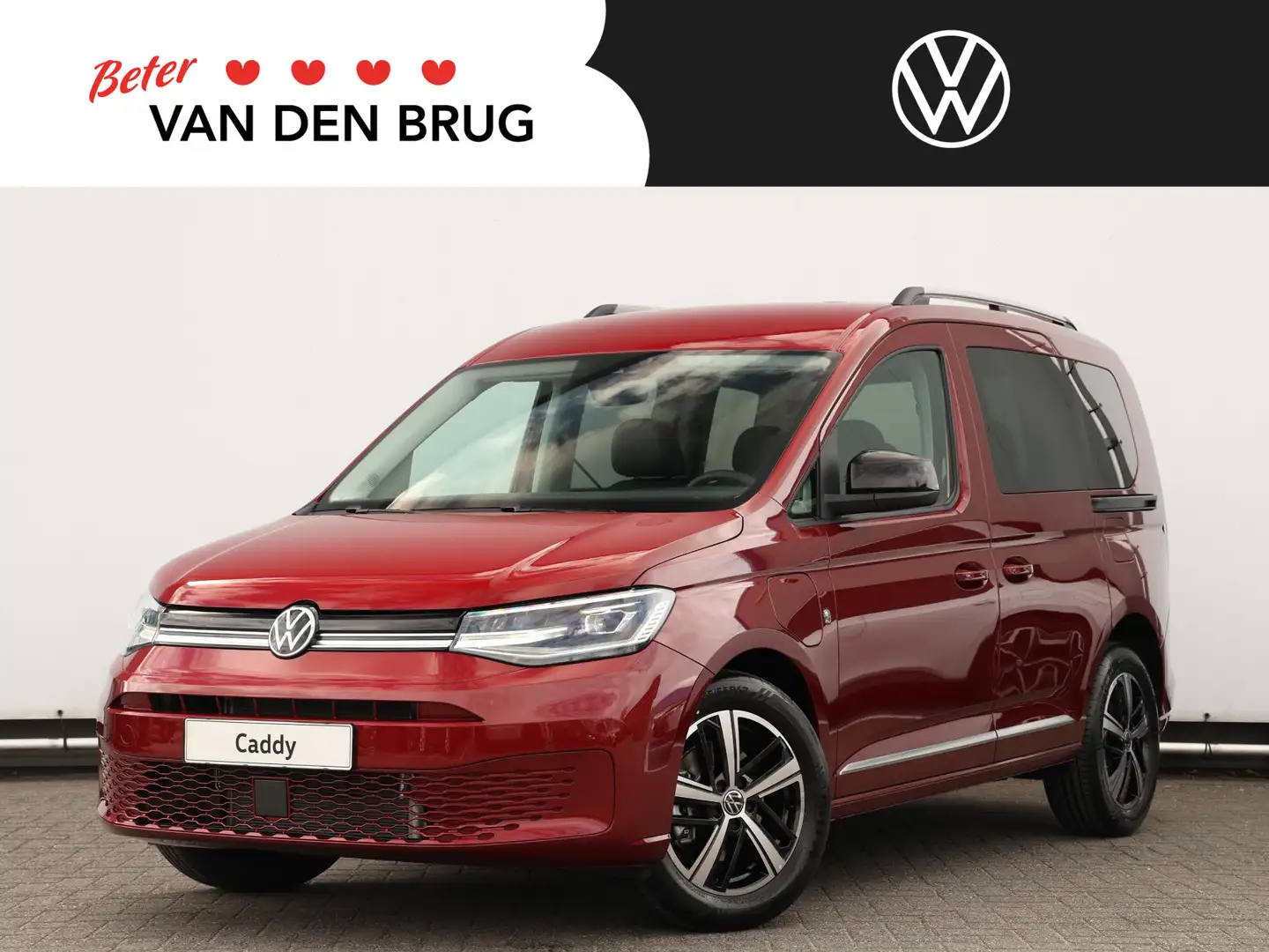 Volkswagen Caddy Kombi 1.5 TSI eHybride 115pk DSG Style | Airco | L Rood - 1