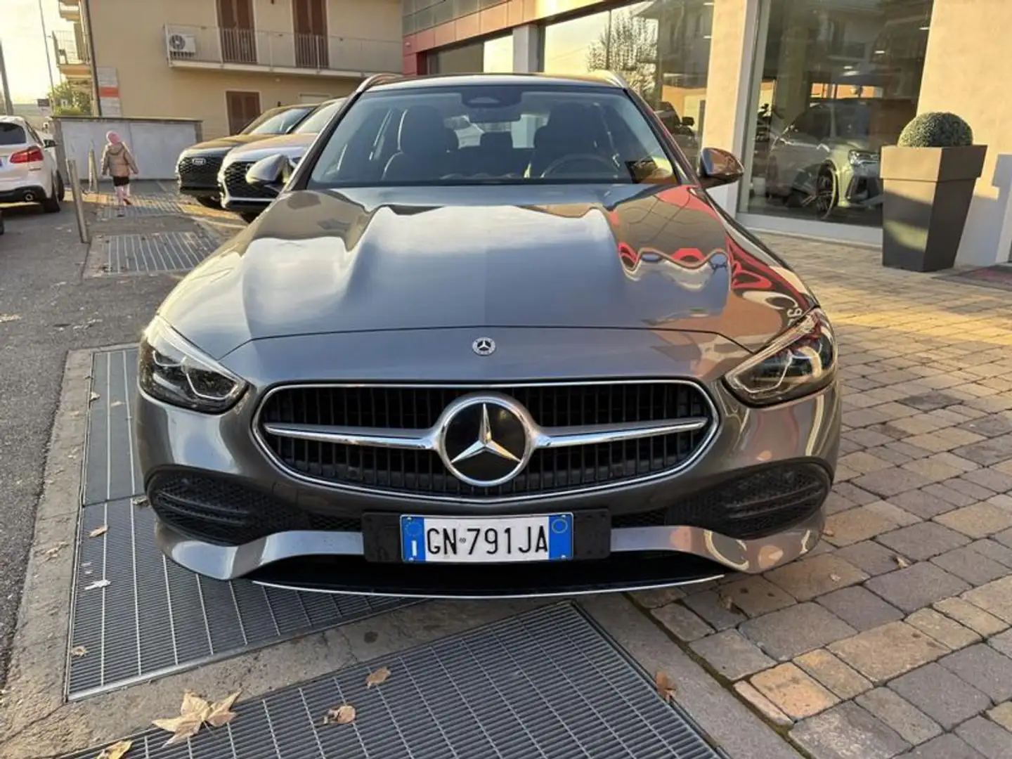 Mercedes-Benz C 220 d Mild hybrid S.W. Sport NAVI-LED-CAM Grigio - 2