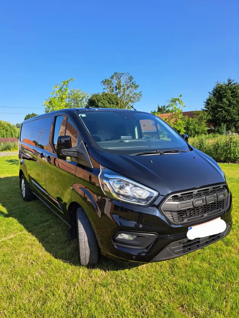 Ford Transit Custom 320 L2H1 LKW VA MH Limited Zwart - 1