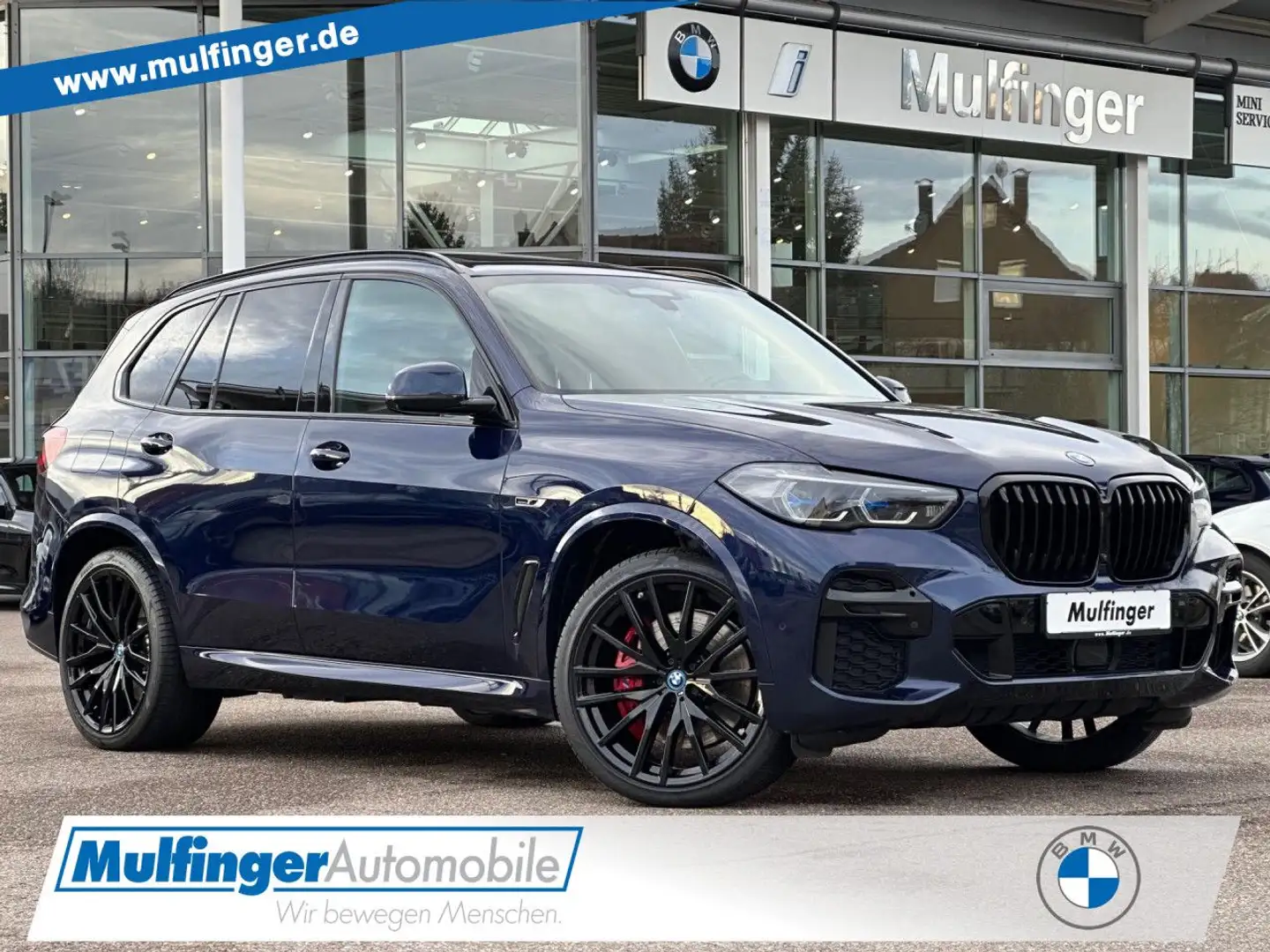 BMW X5 x45e M Sport Sky IntAktL.HUD ACC Laser AHK22" Blau - 1