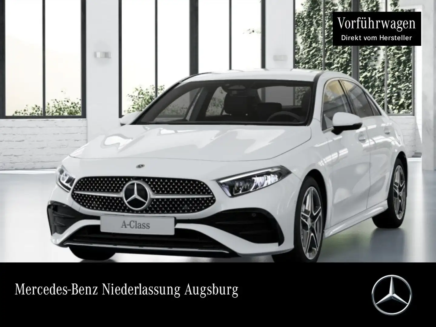 Mercedes-Benz A 200 Lim AMG+LED+KAMERA+TOTW+KEYLESS+7G Weiß - 1