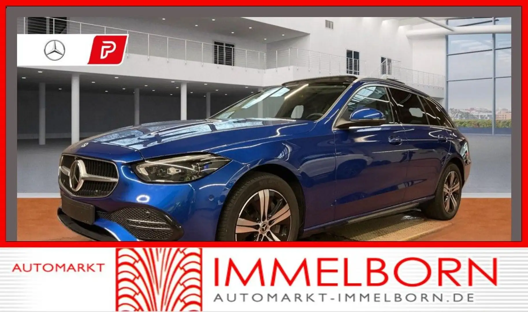 Mercedes-Benz C 300 T e Pano*Mubeam*360*Distro*Leder*Navi*17 Bleu - 1