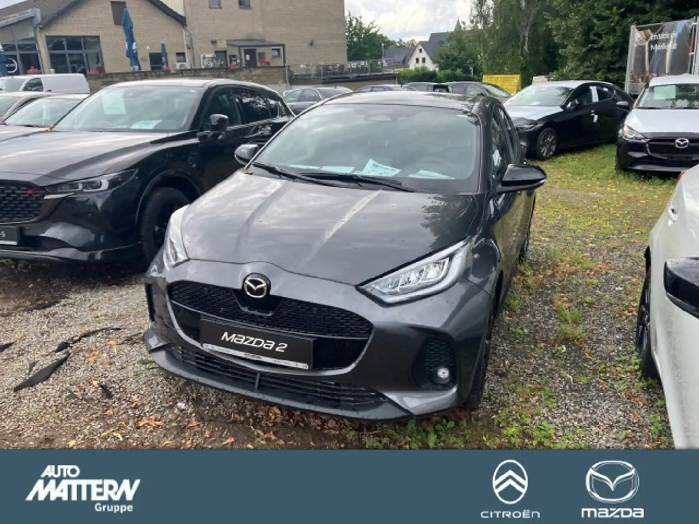 Mazda 2 Hybrid AC|NAVI|CarPlay|LED|PDC|SHZ|Leder Grau - 1