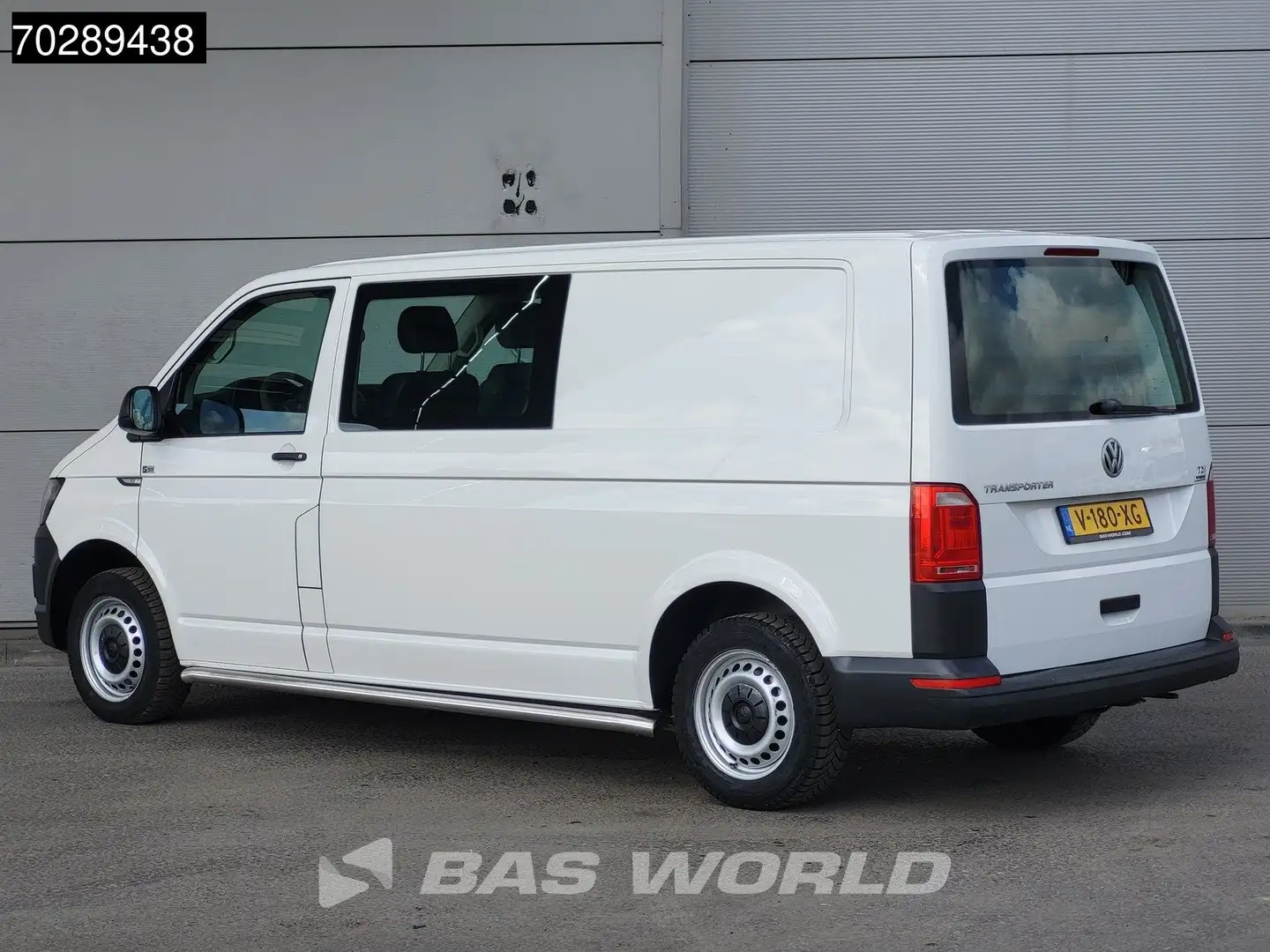Volkswagen Transporter Dubbel Cabine L2H1 Airco Cruise Euro6 DC Doka Mixt Wit - 2