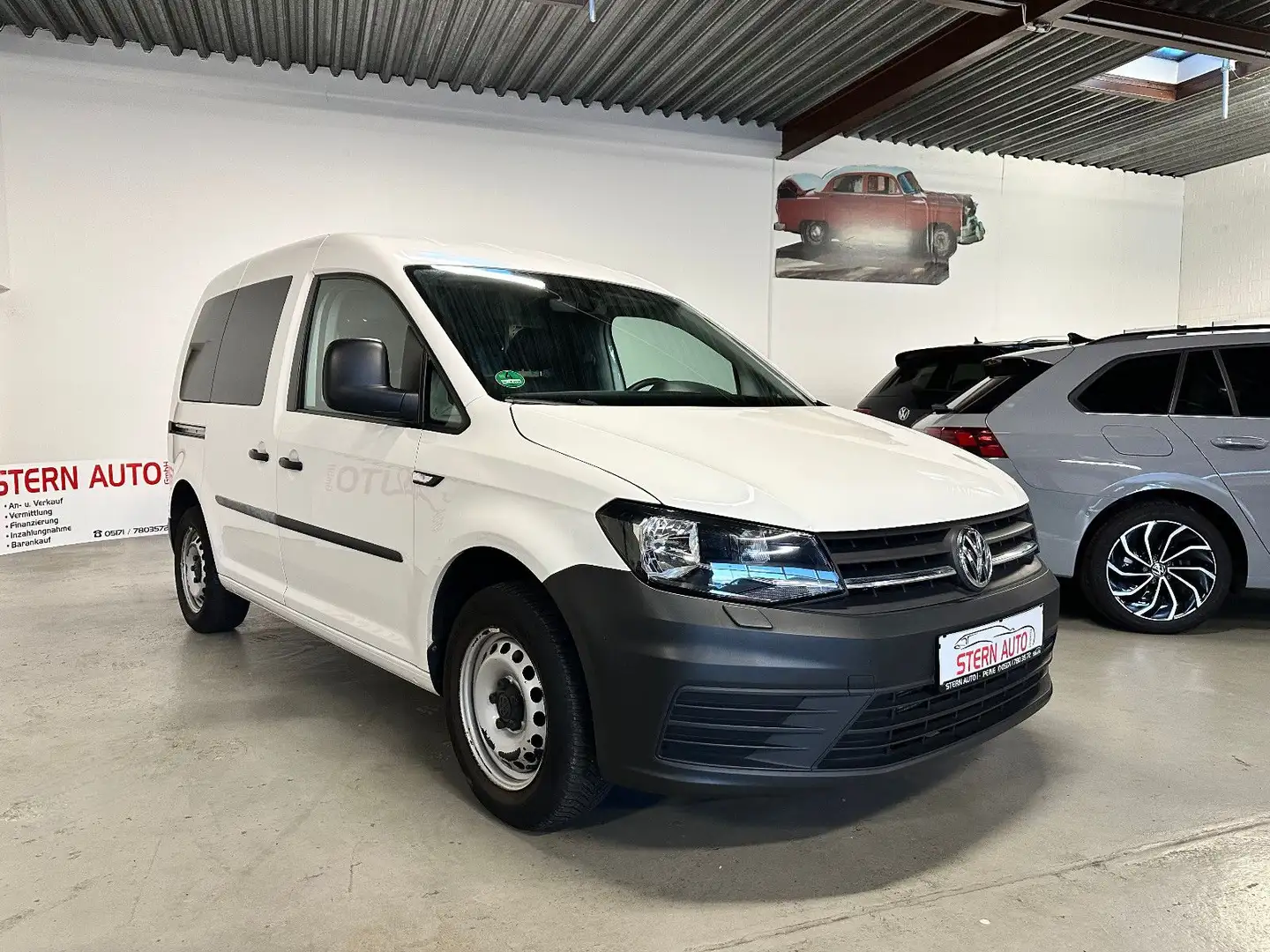 Volkswagen Caddy TSI Kasten Regal Leiterklappe NAVI,PDC Weiß - 2
