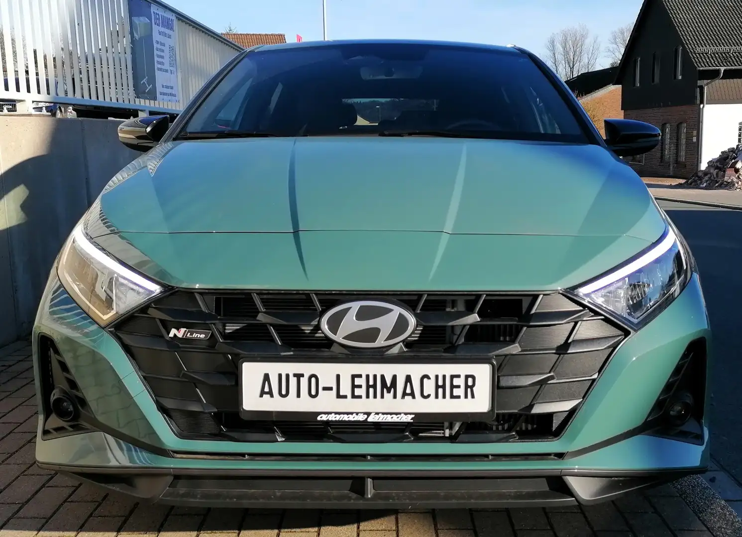 Hyundai i20 N-Line 1.0 T-GDI OPF DCT Grün - 1