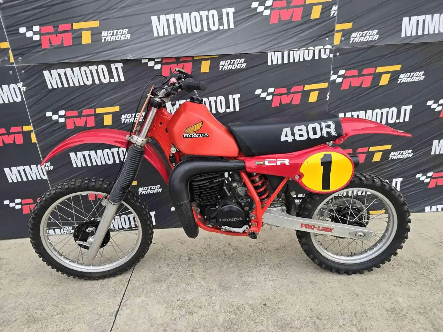 Honda CR 500 480 1982 Rosso - 2