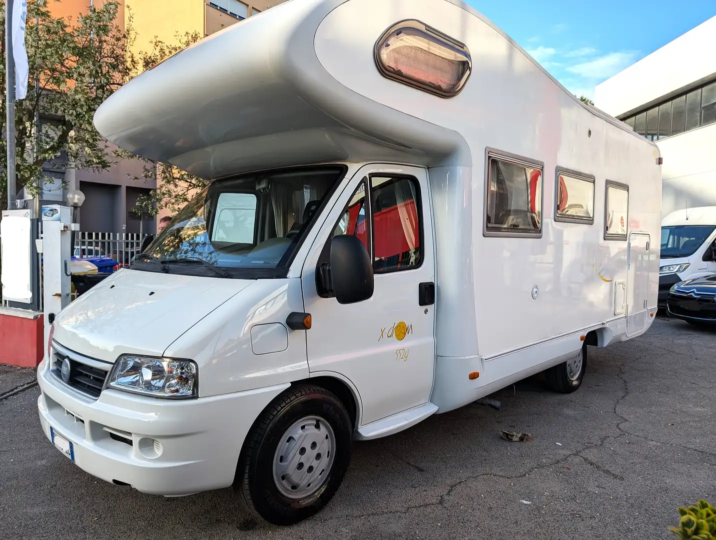 Fiat Ducato CAMPER 2.8Jtd 150cv MANSARDATO 6P Letto 4 Viaggio Bianco - 1