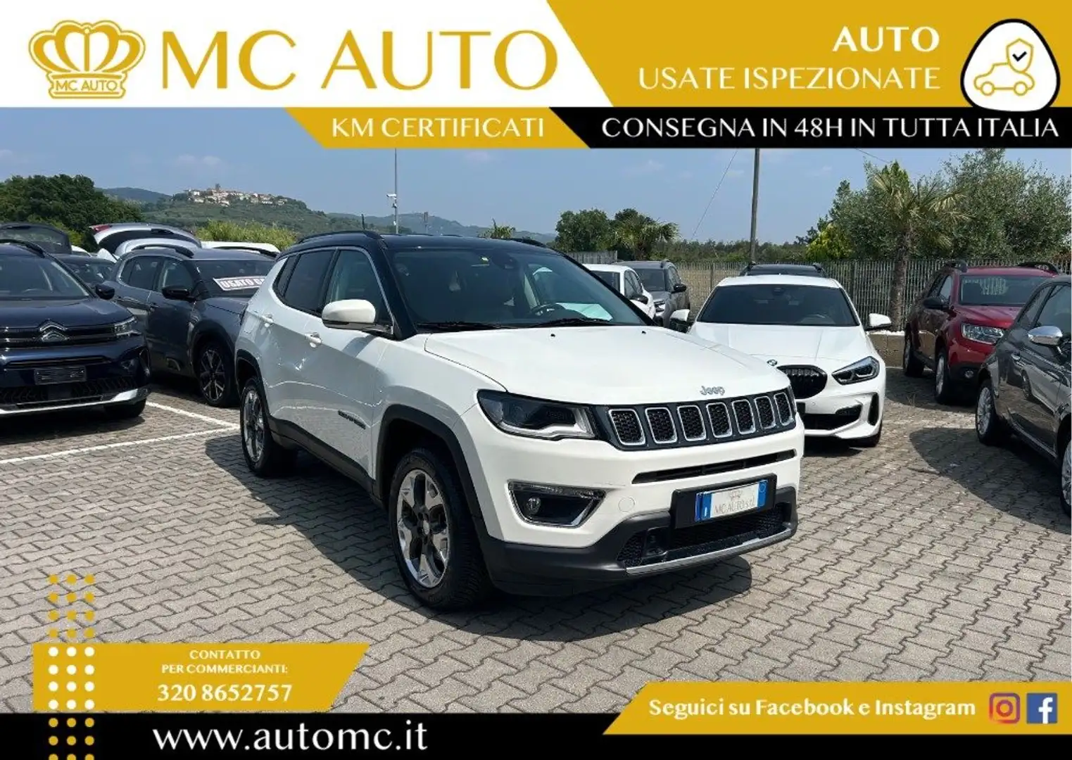 Jeep Compass 2.0 Multijet II aut. 4WD Limited Bianco - 1