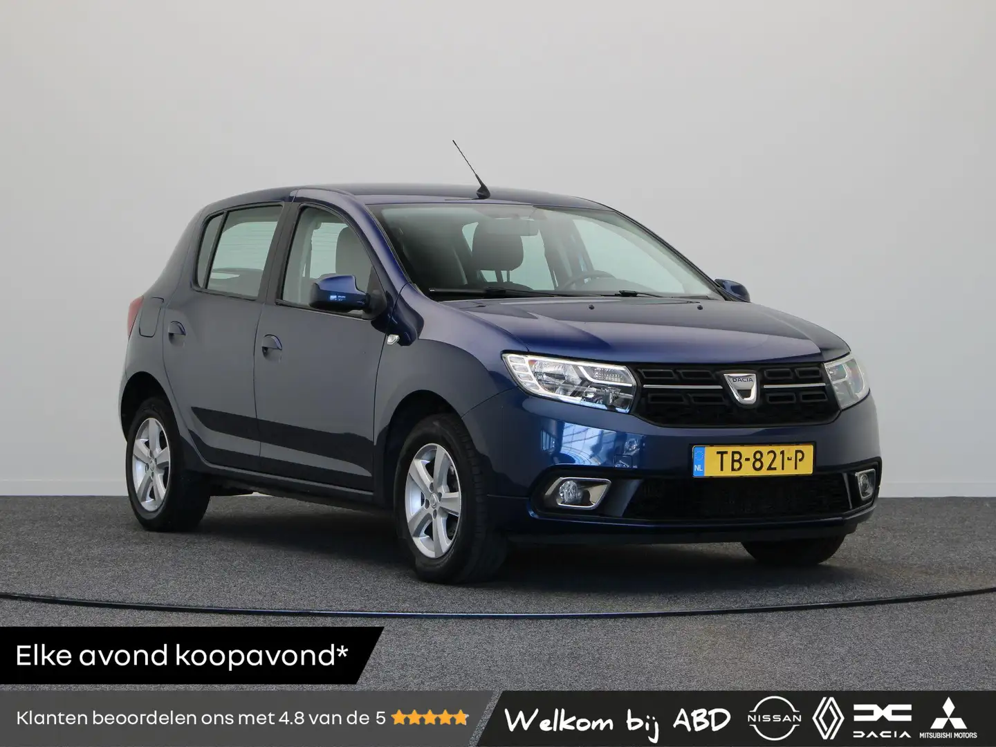 Dacia Sandero 0.9 TCe SL Royaal | Navigatie | Parkeersensoren ac Blauw - 1