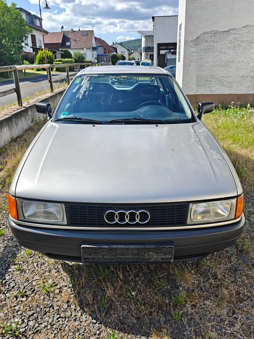 Audi 80 1.8S Oldtimer H-ZULASSUNG SCHIEBEDACH SERVO BT Grau - 2