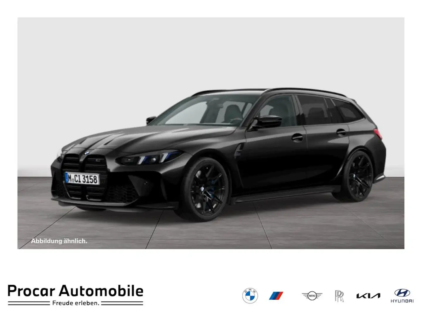 BMW M3 Competition M xDrive + H/K + MDriv.Pck. +  Carbon Schwarz - 1