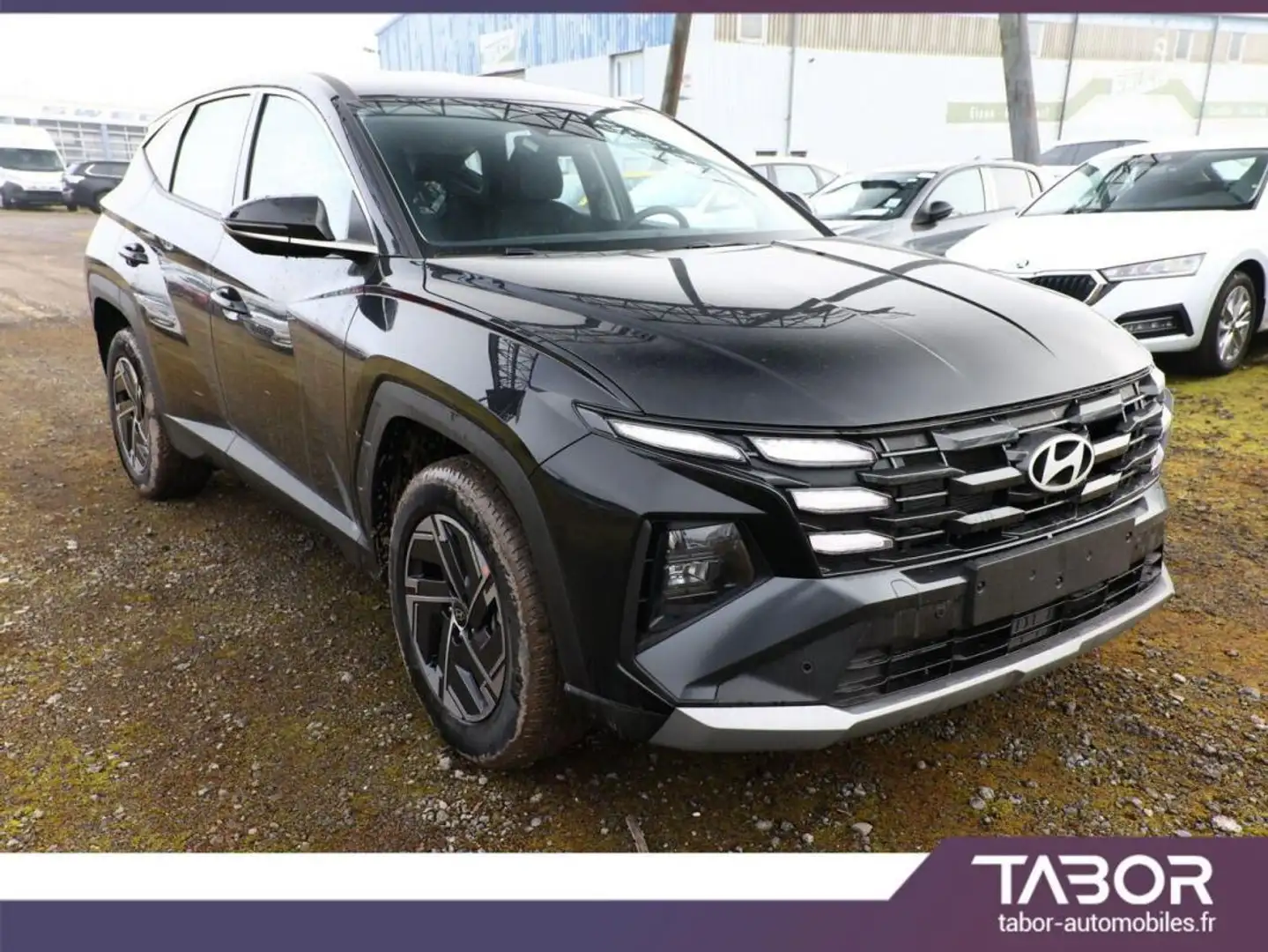 Hyundai TUCSON 1.6 HEV 215 DCT LED GPS cam PDC Noir - 2