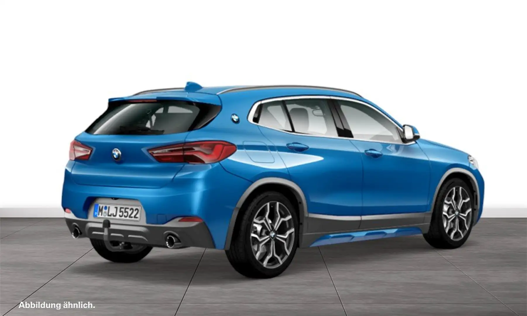 BMW X2 xDrive18d M SPORTPAKET+AHK+NAVI+HEAD UP Bleu - 2