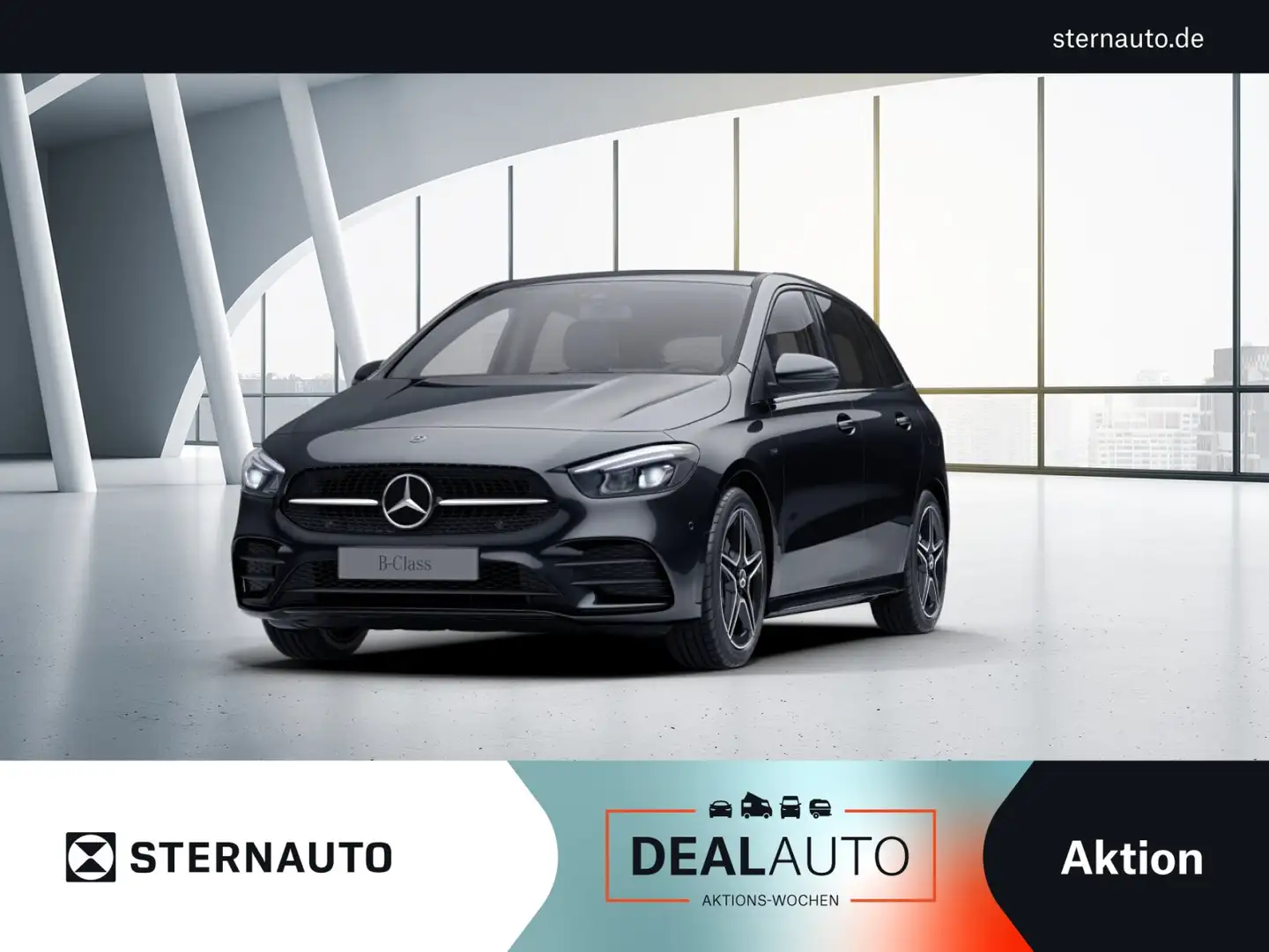 Mercedes-Benz B 250 B 250 e AMG MBUX Prem LED RüCam Night AHK Spur Totw Schwarz - 1