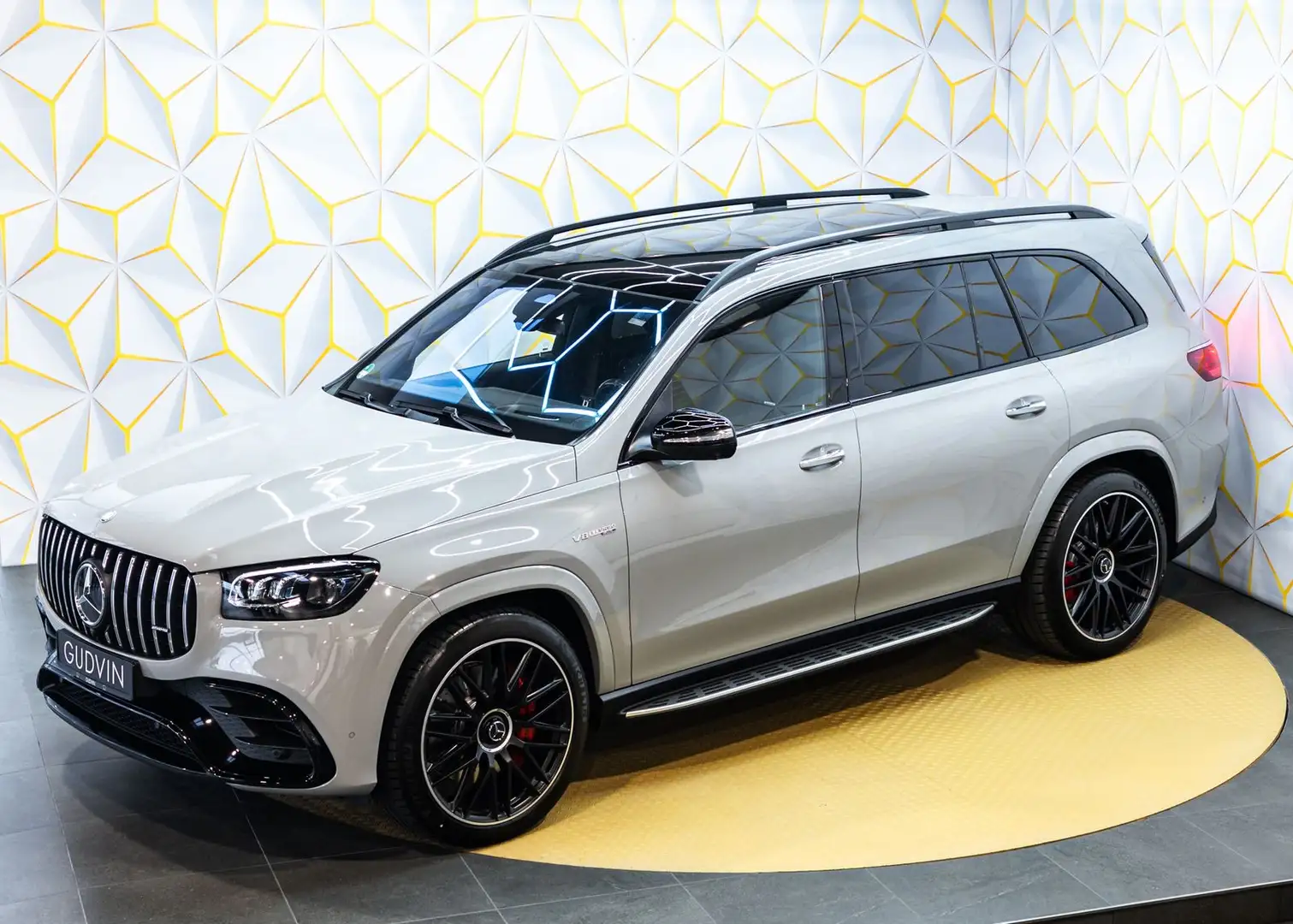 Mercedes-Benz GLS 63 AMG 4D Burm/Carbon/Reparierte Transp. Schaden Grau - 1
