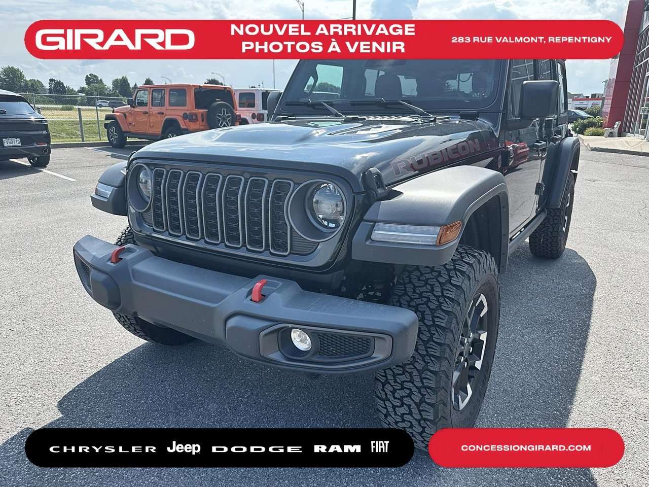 2026 Jeep Wrangler Rubicon **JAMAIS ACCIDENTÉ**DIFF. 4.10**MAGS 17 PO