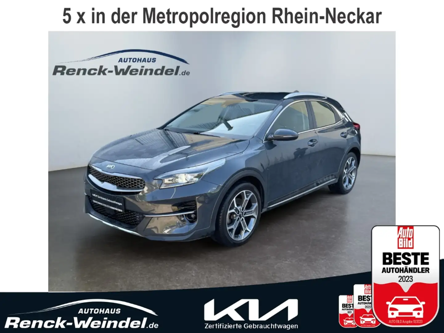 Kia XCeed Spirit 1.4 T-GDI Navi Klimaautom Rückfahrkam. PDC Grau - 1