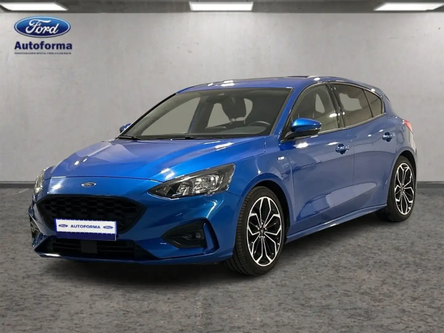 Ford Focus 1.0 Ecoboost ST-Line 125 Bleu - 1