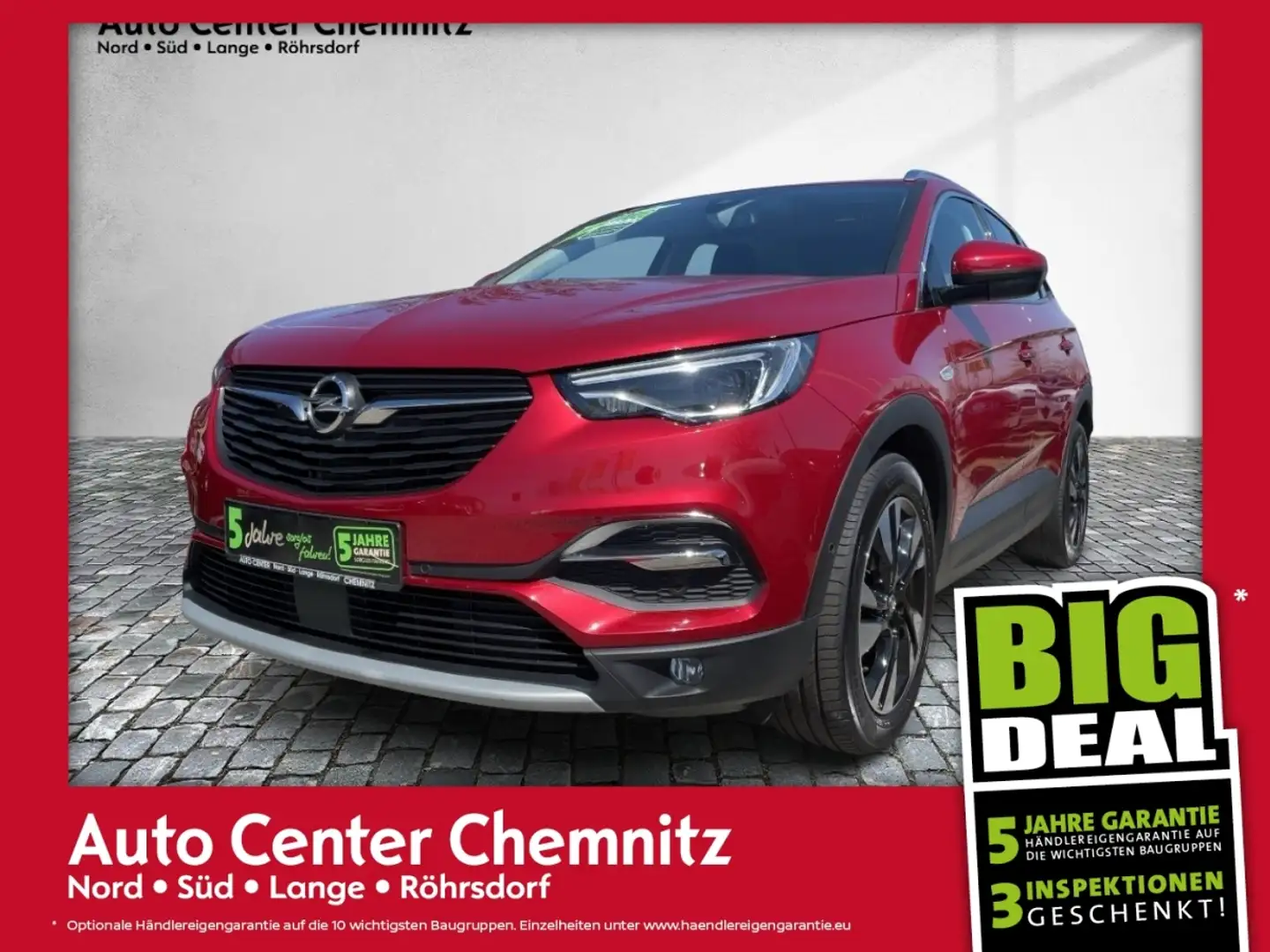 Opel Grandland 1.2 INNOVATION BILED/Navi/Ergo/Kamera Červená - 1