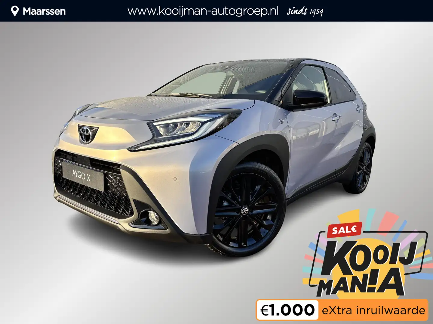Toyota Aygo X 1.0 VVT-i MT JBL, Apple carplay, Android auto, Sto Noir - 1