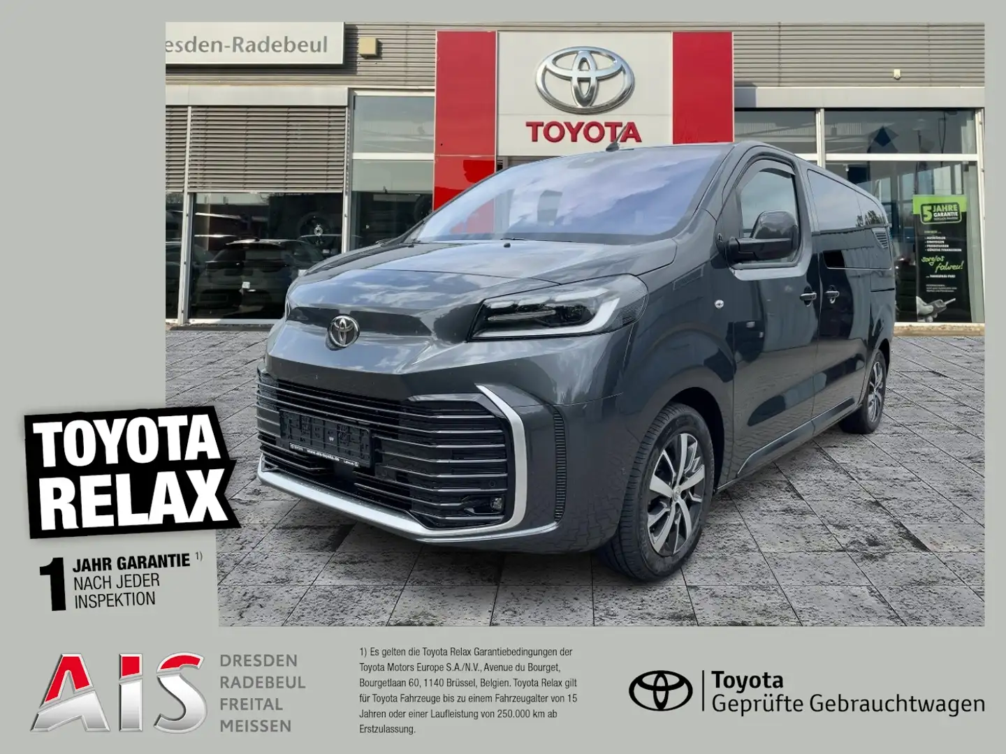 Toyota Proace Verso 2.0 D-4D L1 Team D AHK*Navi*DAB*SHZ Grey - 1