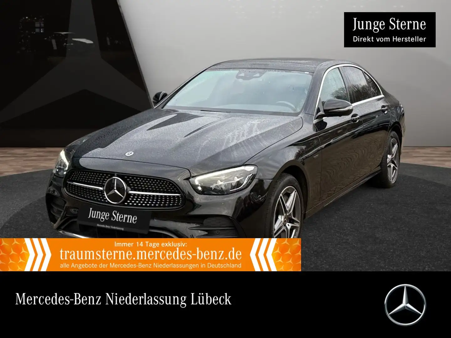 Mercedes-Benz E 300 de 4M AMG+PANO+360+LED+FAHRASS+9G Noir - 1
