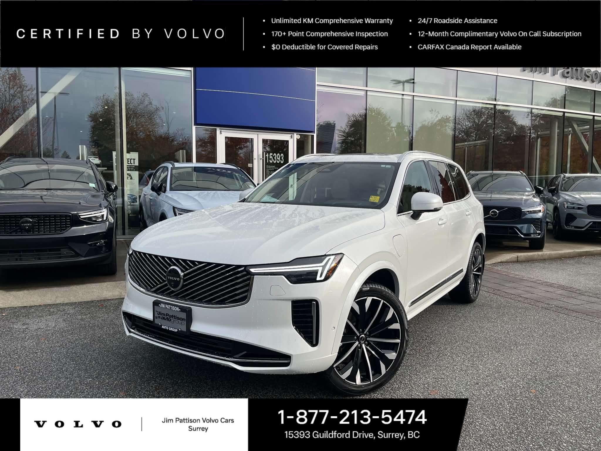 White 2025 Volvo XC90 SUV / Crossover All-Wheel Drive 8-Speed Automatic