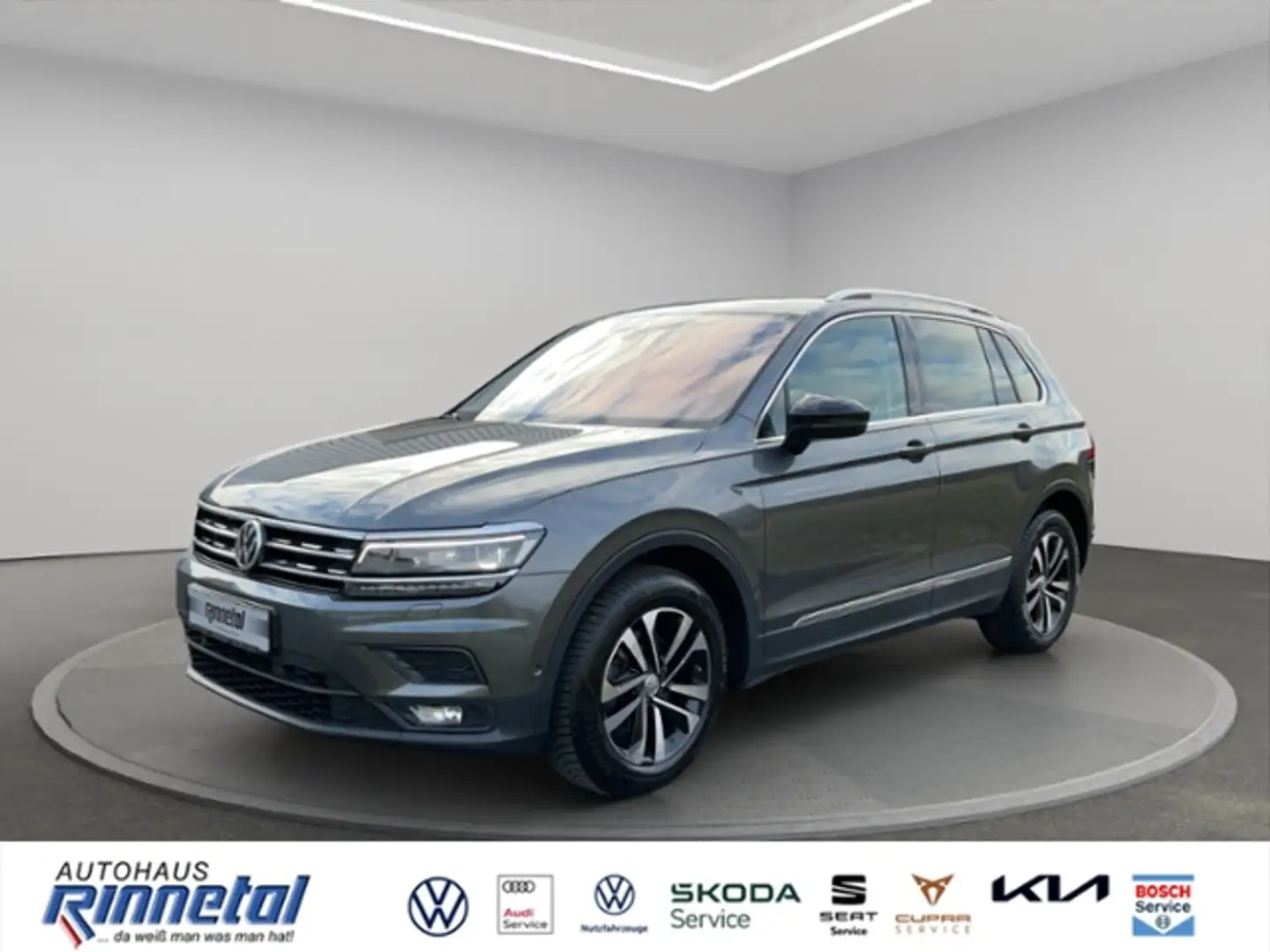 Volkswagen Tiguan 2.0 TDI DSG IQ.Drive PANO+HUD+AHK+LED LICHT+NAVI+ Silber - 1