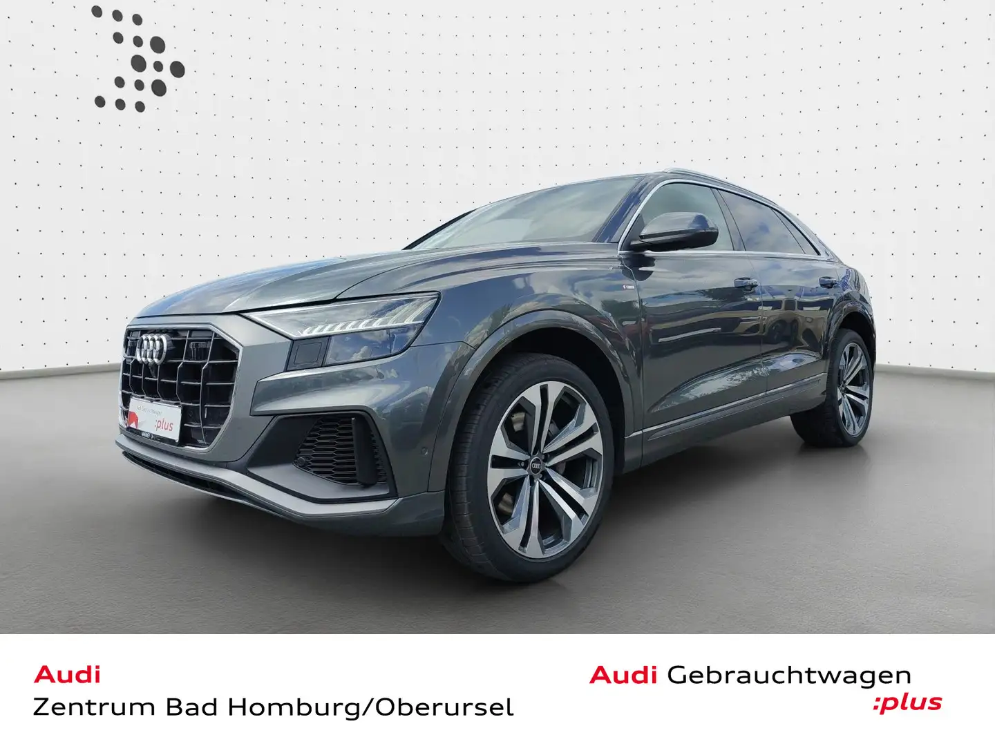 Audi Q8 55 TFSI quattro S line*Navi*Matrix*Alu*B&O*Pa Šedá - 1