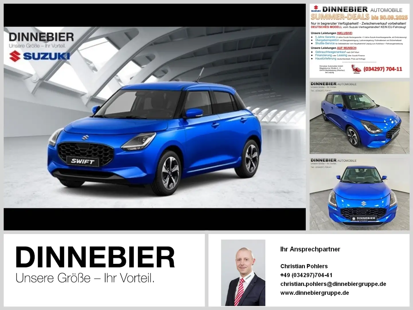 Suzuki Swift Comfort+ (MT)   *5 Jahre Garantie* Bleu - 1