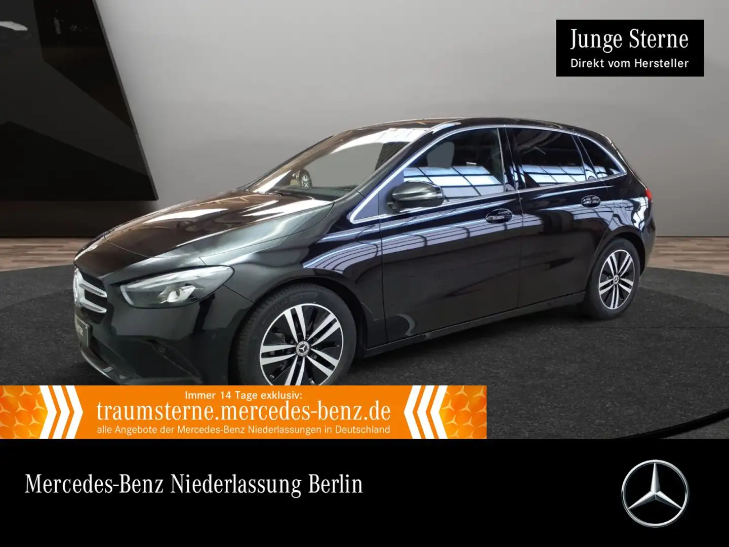 Mercedes-Benz B 180 PROGRESSIVE+LED+KAMERA+TOTW+7G Schwarz - 1