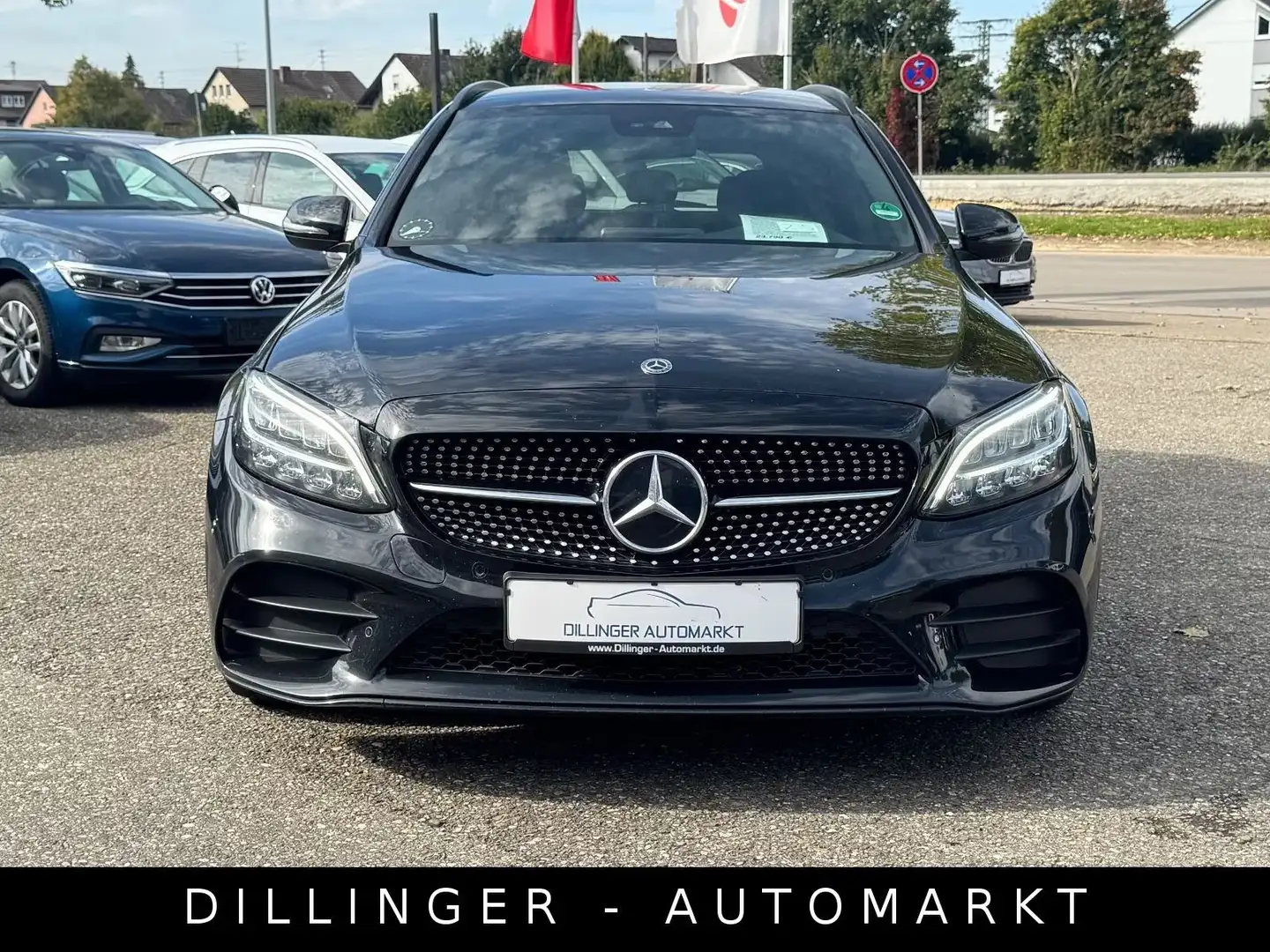 Mercedes-Benz C 220 d 9GTro 2x AMG Line LED 194ps AHK Distronic Noir - 2