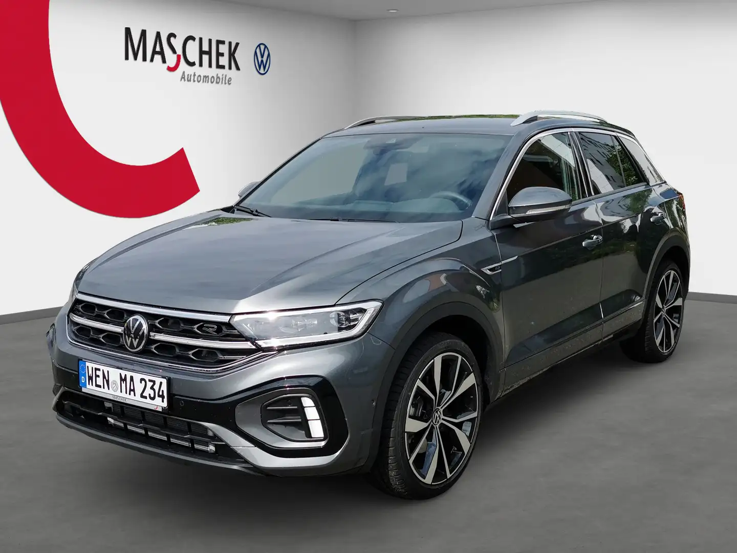 Volkswagen T-Roc R-Line 1.5 TSI Matrix AHK 19 Zoll Businesspaket Gris - 1