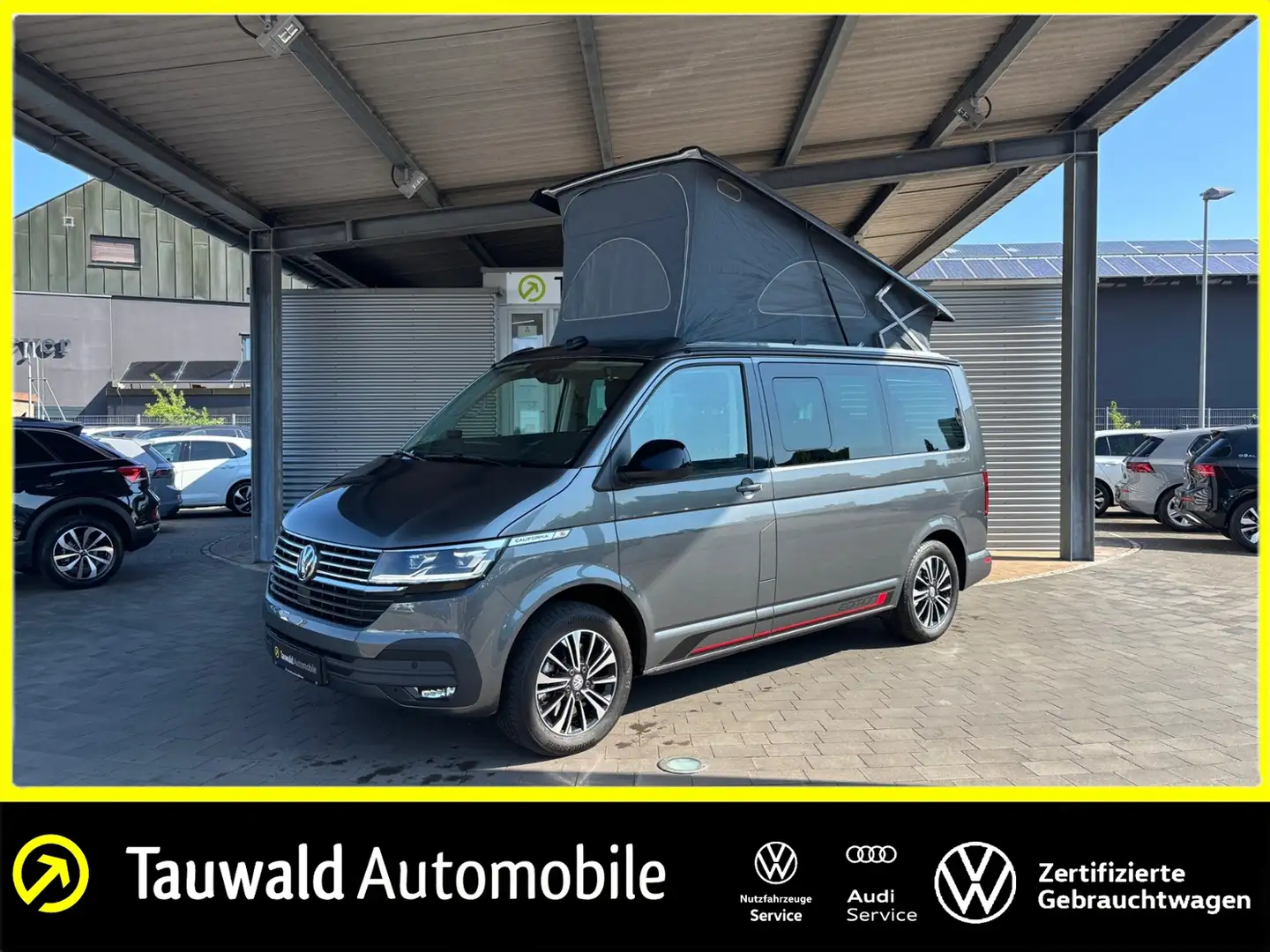 Volkswagen T6.1 California Beach Edition Camper 2.0 TDI DSG MINIKÜCHE/AHK/AC Grau - 1