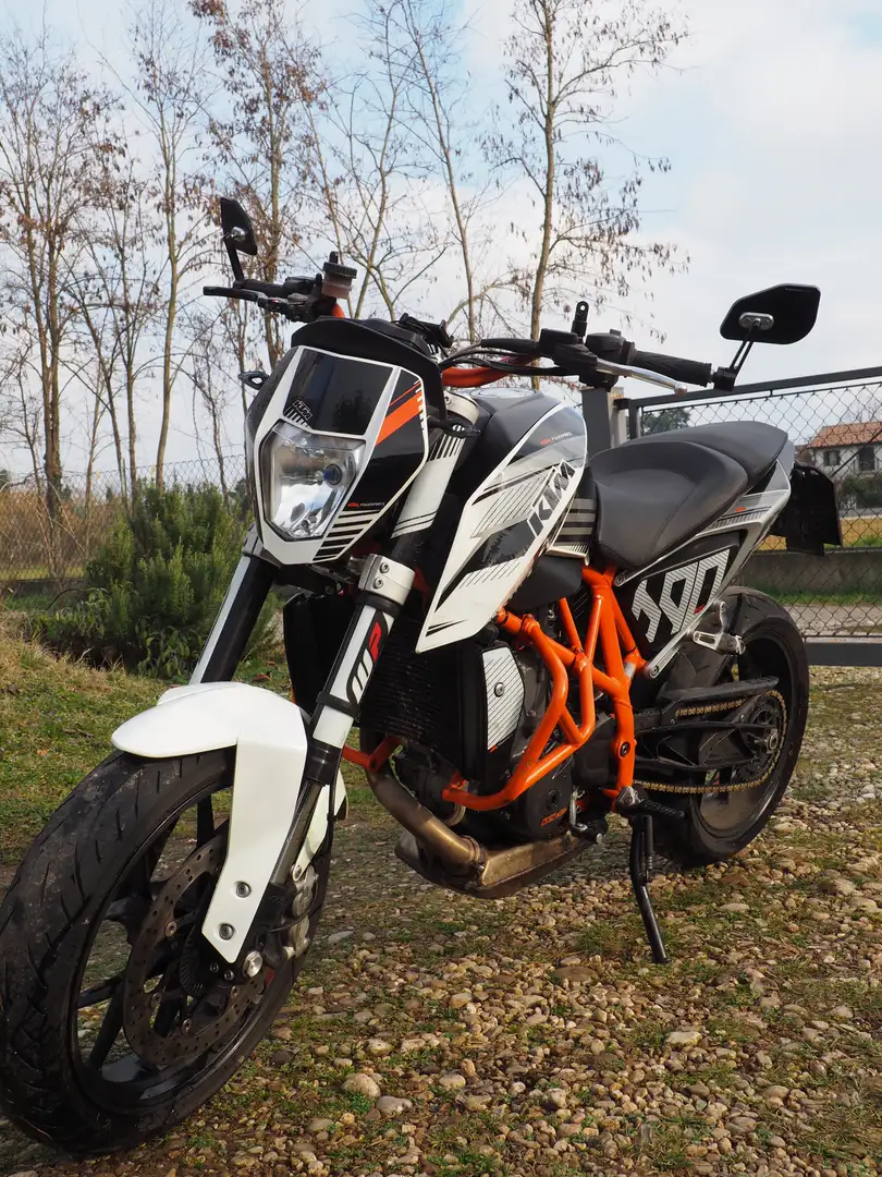 KTM 690 Duke Duke 690 2014 depotenziata A2 Wit - 1