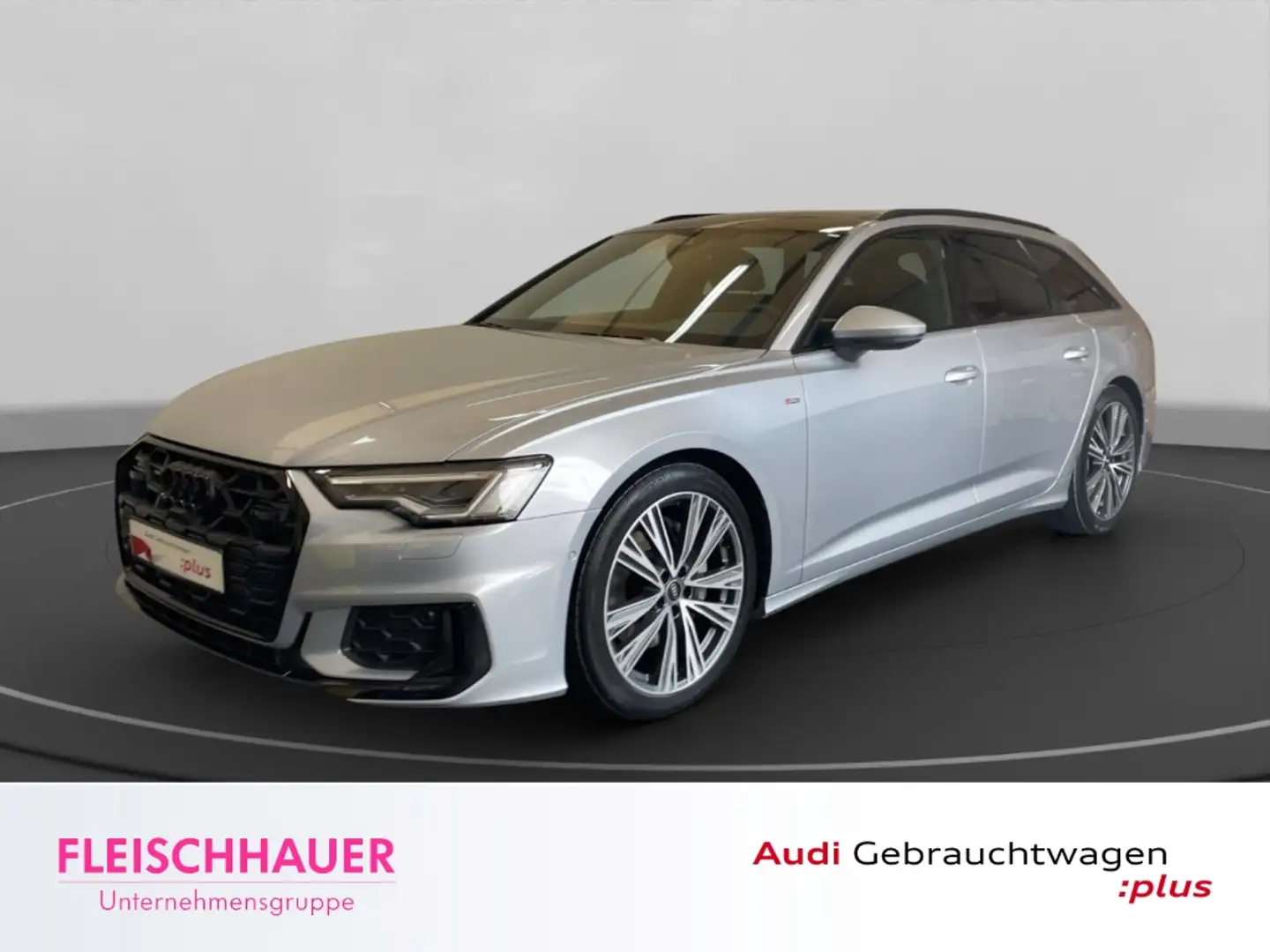 Audi A6 Avant S line 50 TDI quattro ACC Pano Matrix LED Silber - 1