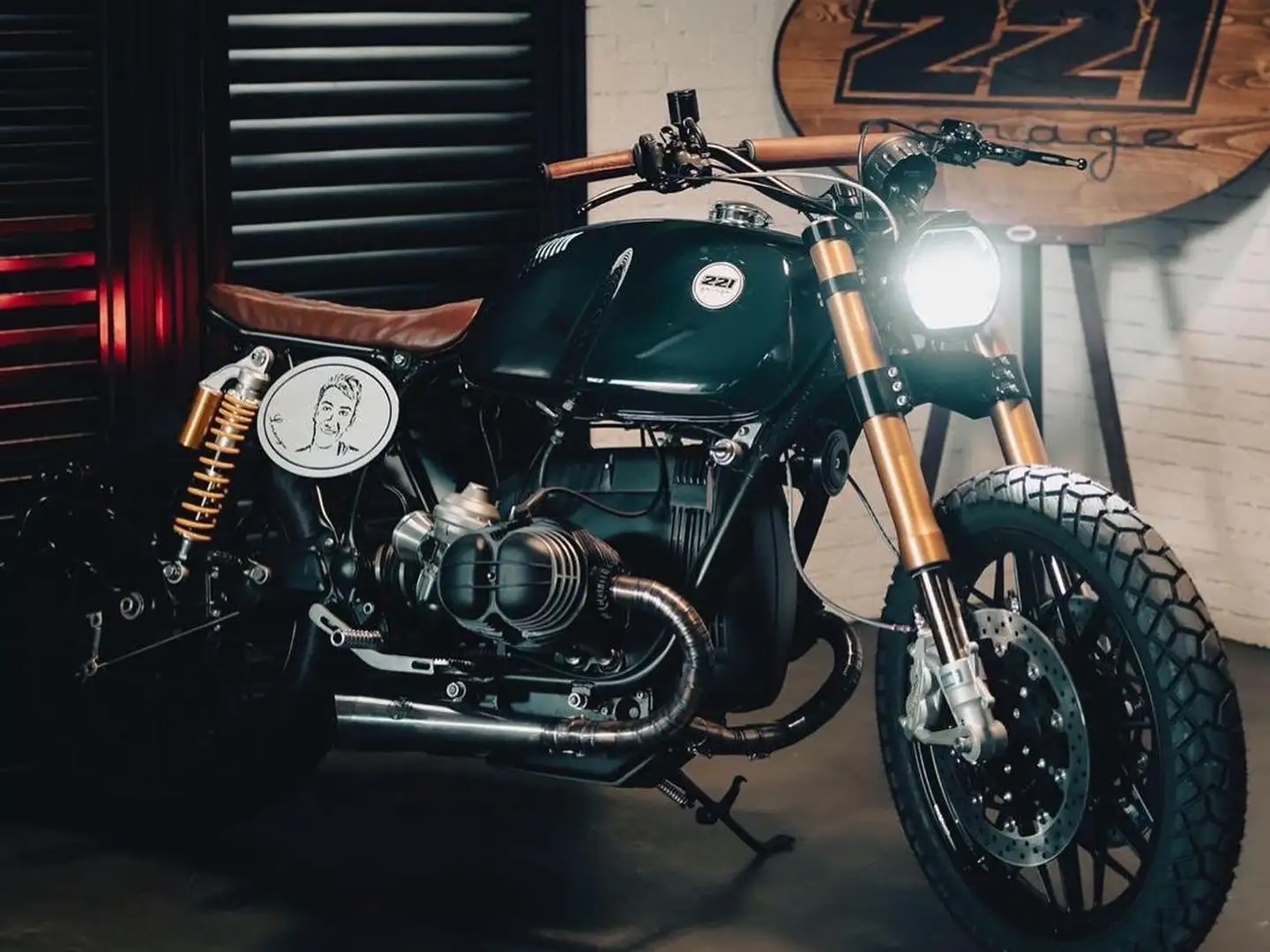 BMW R 100 CS caferacer Green - 1