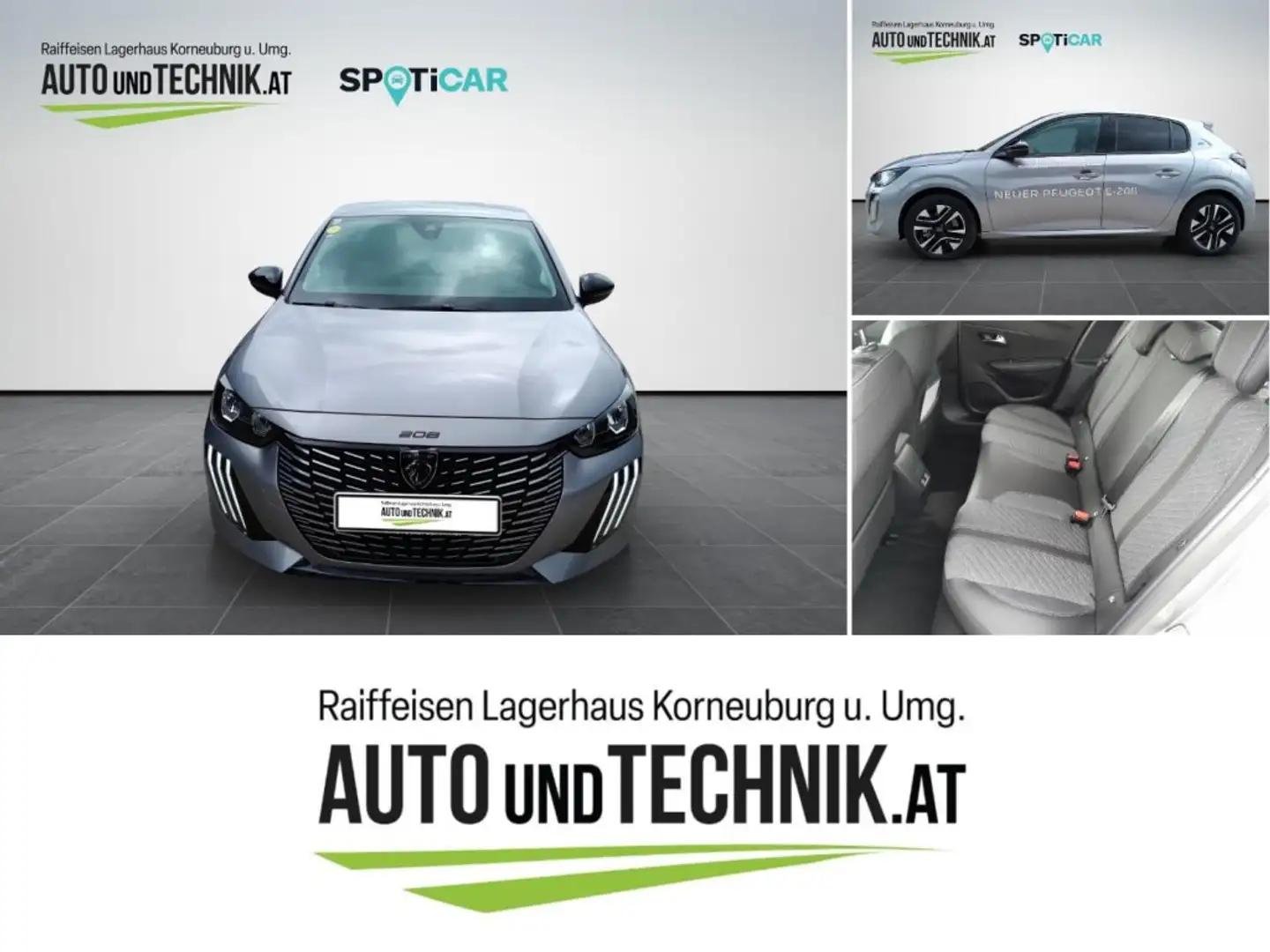 Peugeot e-208 136 PS 50 kWh E-Style Gris - 1