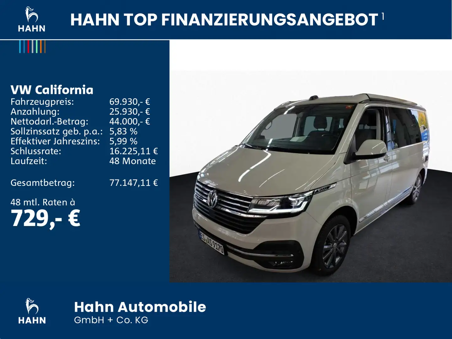 Volkswagen T6.1 California T6.1 2.0TDI DSG California Ocean Standh LED AHK Grau - 2