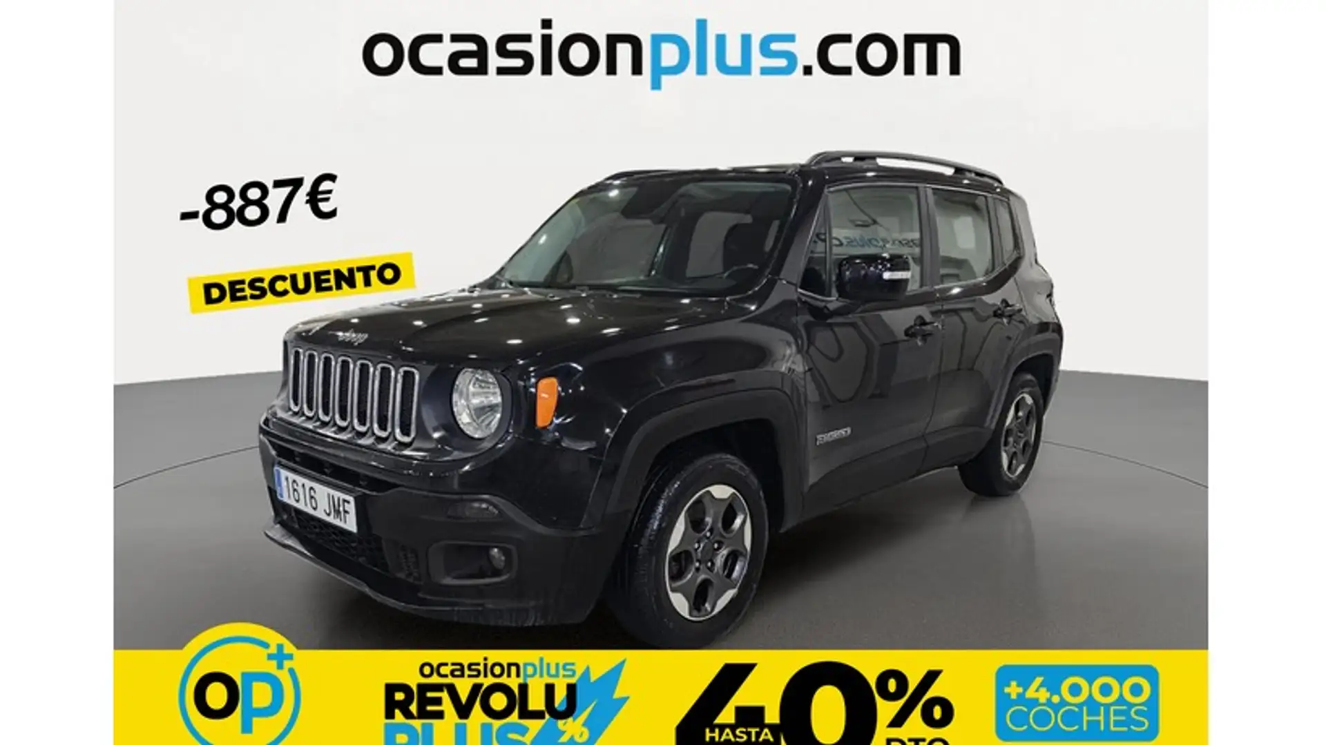 Jeep Renegade 1.4 Multiair Longitude 4x2 103kW Negro - 1