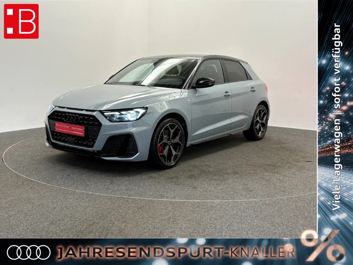 Audi A1 Sportback 40 TFSI S tronic line AKTION! NAVI ASSIS Чёрный - 1